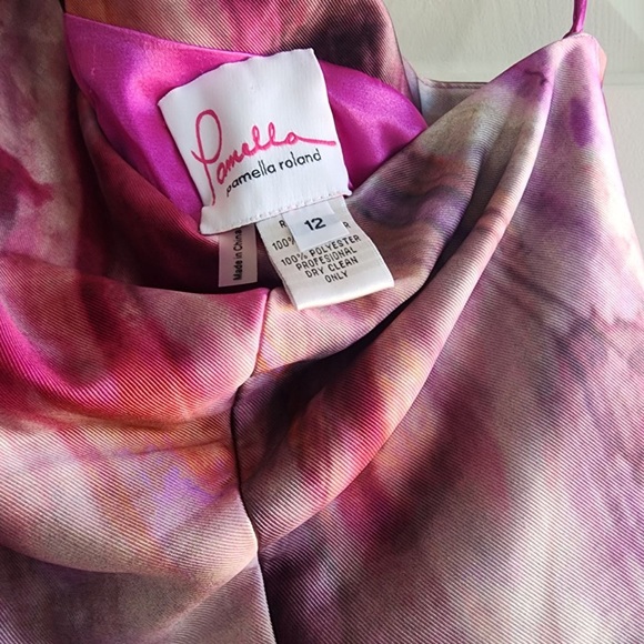 Pamella Roland High low one shoulder night Gown - Picture 6 of 7